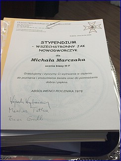 Dyplom Michaa